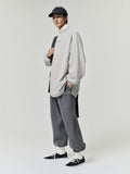 Pique 90s Relaxed Mockneck Raglan LS Tee