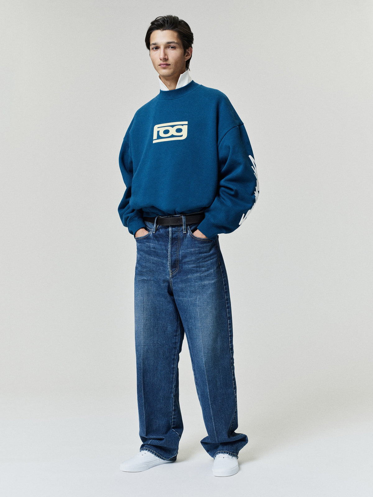 Classic Half Raglan Hi-Crewneck