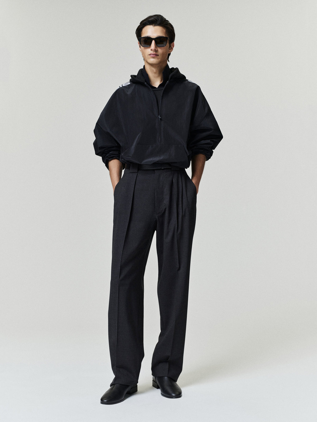 Ripstop Moto Half Zip Jacket