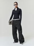 Womens Half Zip Mockneck