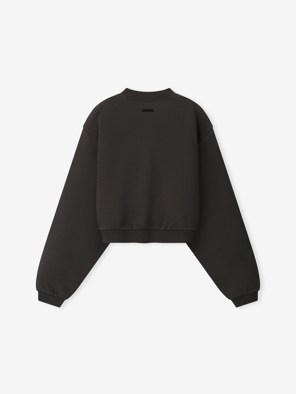 Womens Modern Cropped Crewneck Sweatshirt