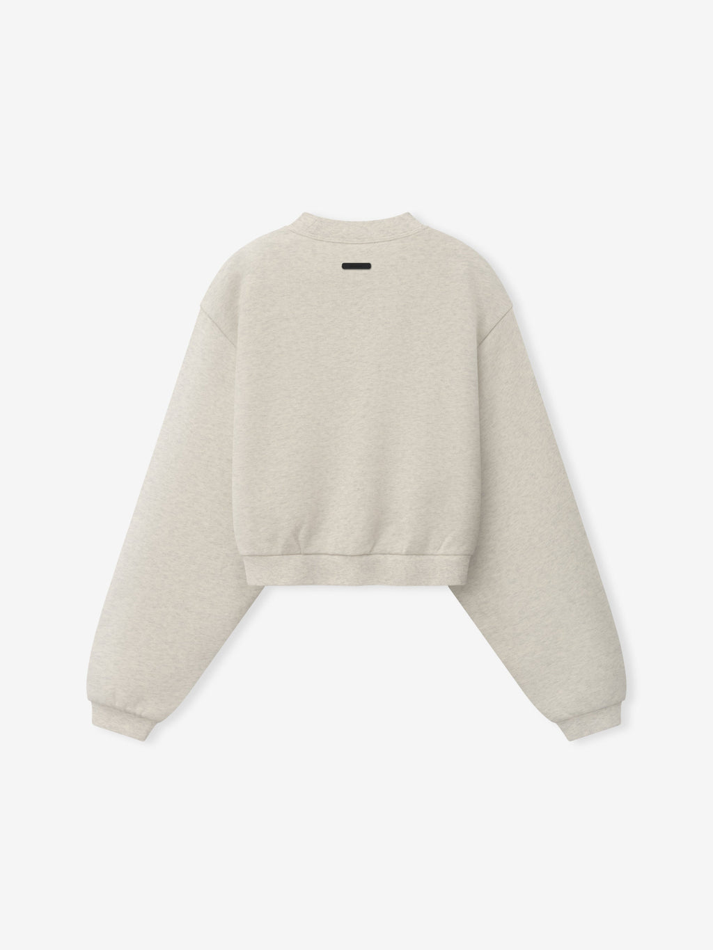 Womens Modern Cropped Crewneck Sweatshirt