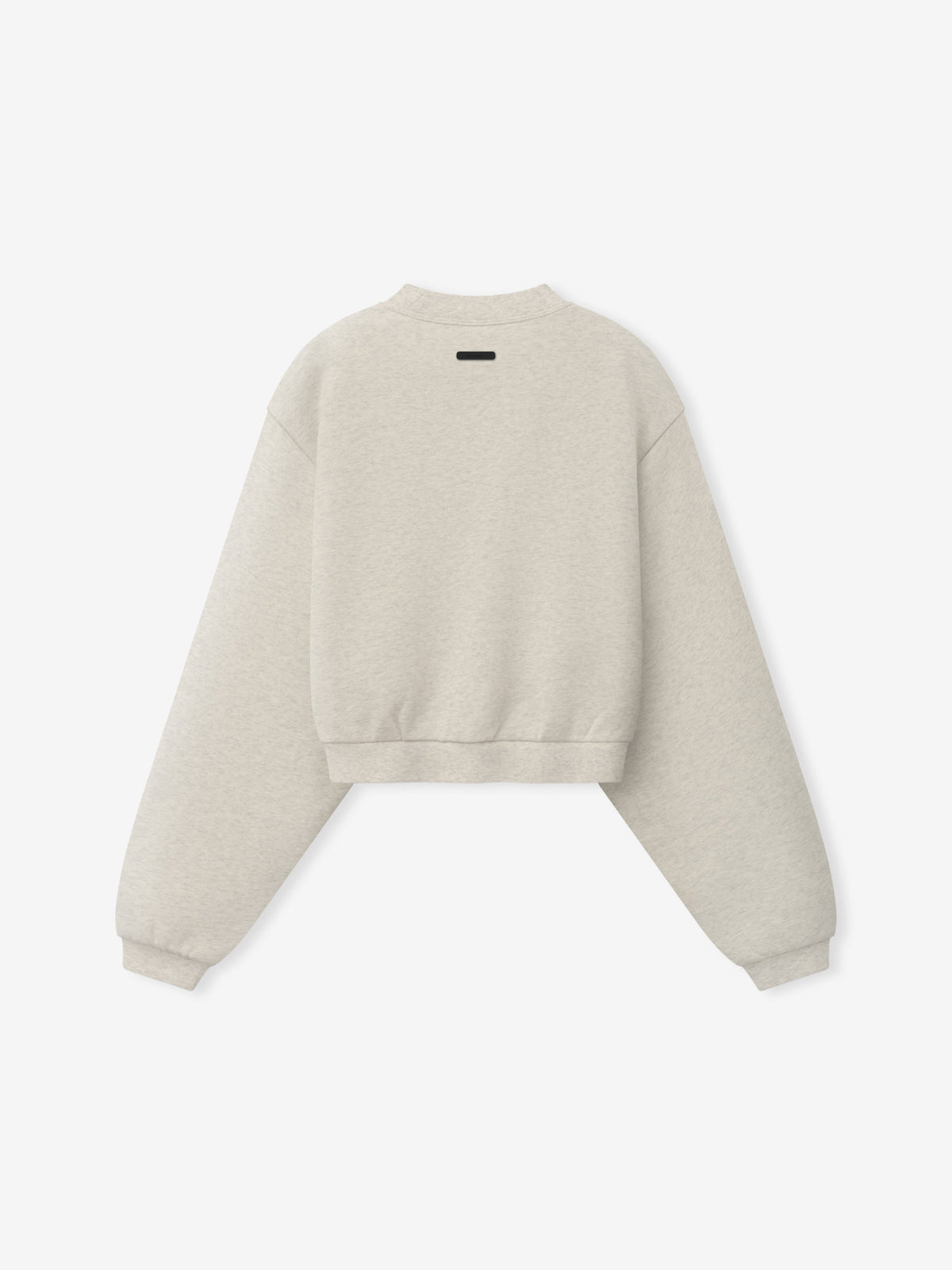 Womens Modern Cropped Crewneck Sweatshirt