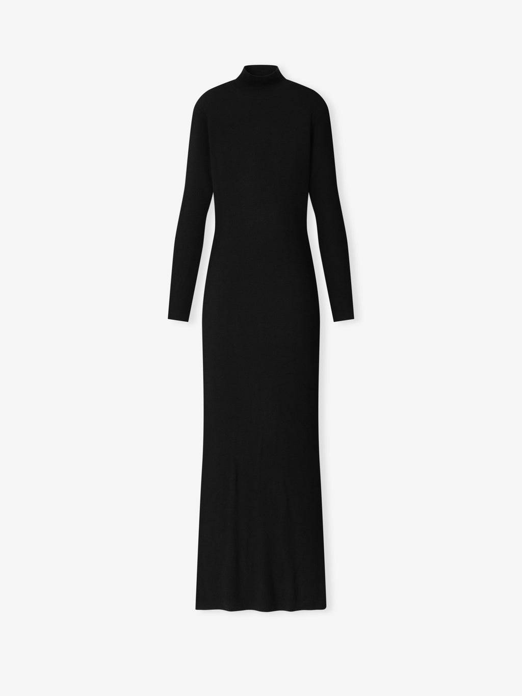 Womens Rib Knit Long Sleeve Dress