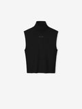 Womens Standing Collar Sleeveless Tank