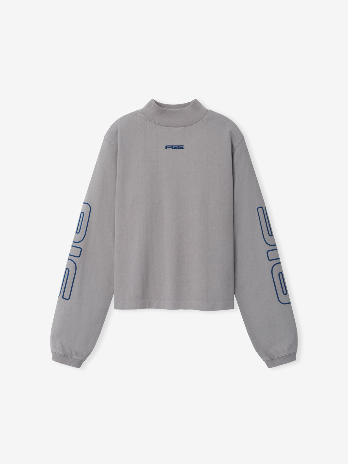 Womens Slim Mock Neck Longsleeve Tee