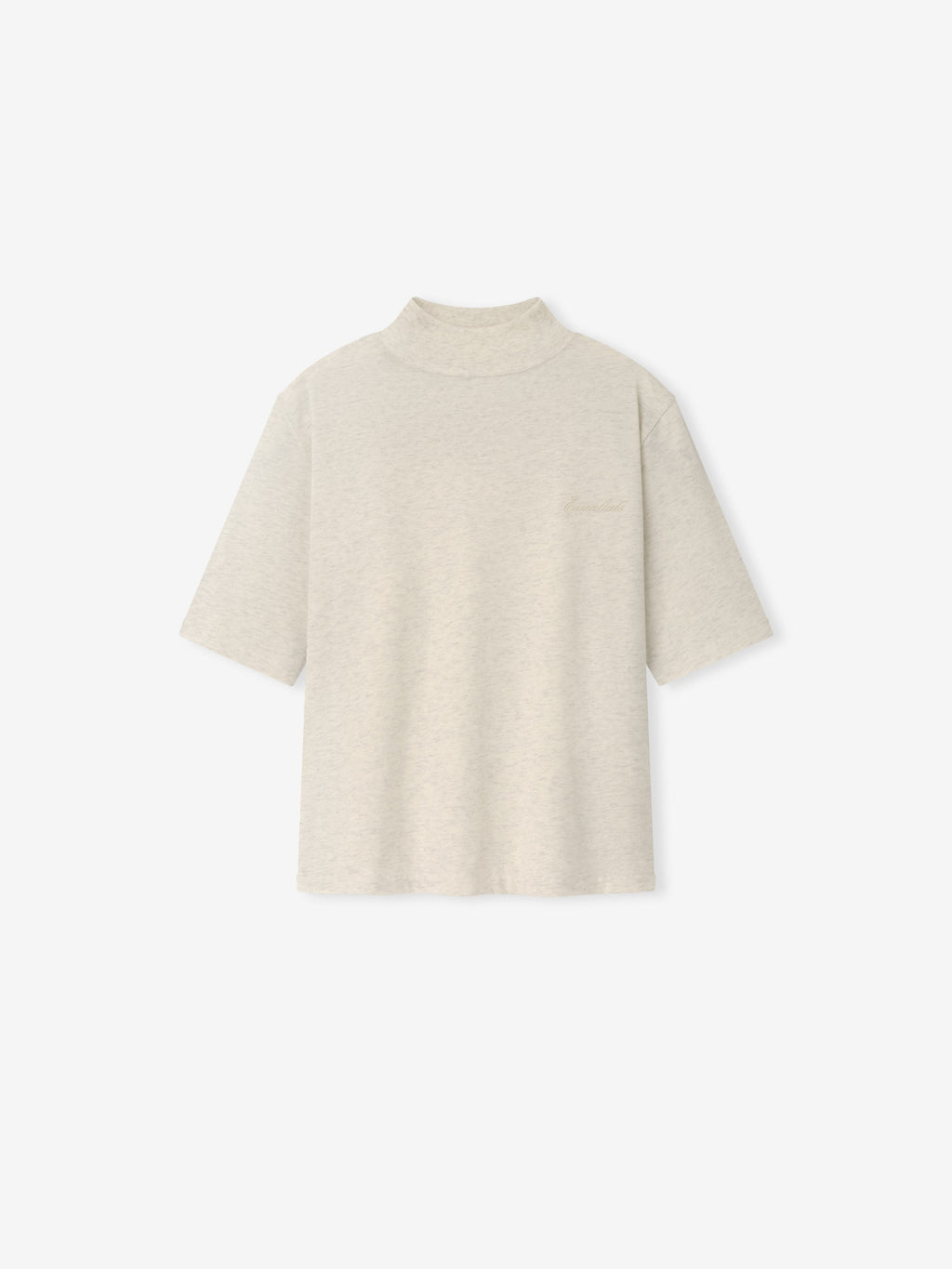 Womens Slim Mock Neck Tee